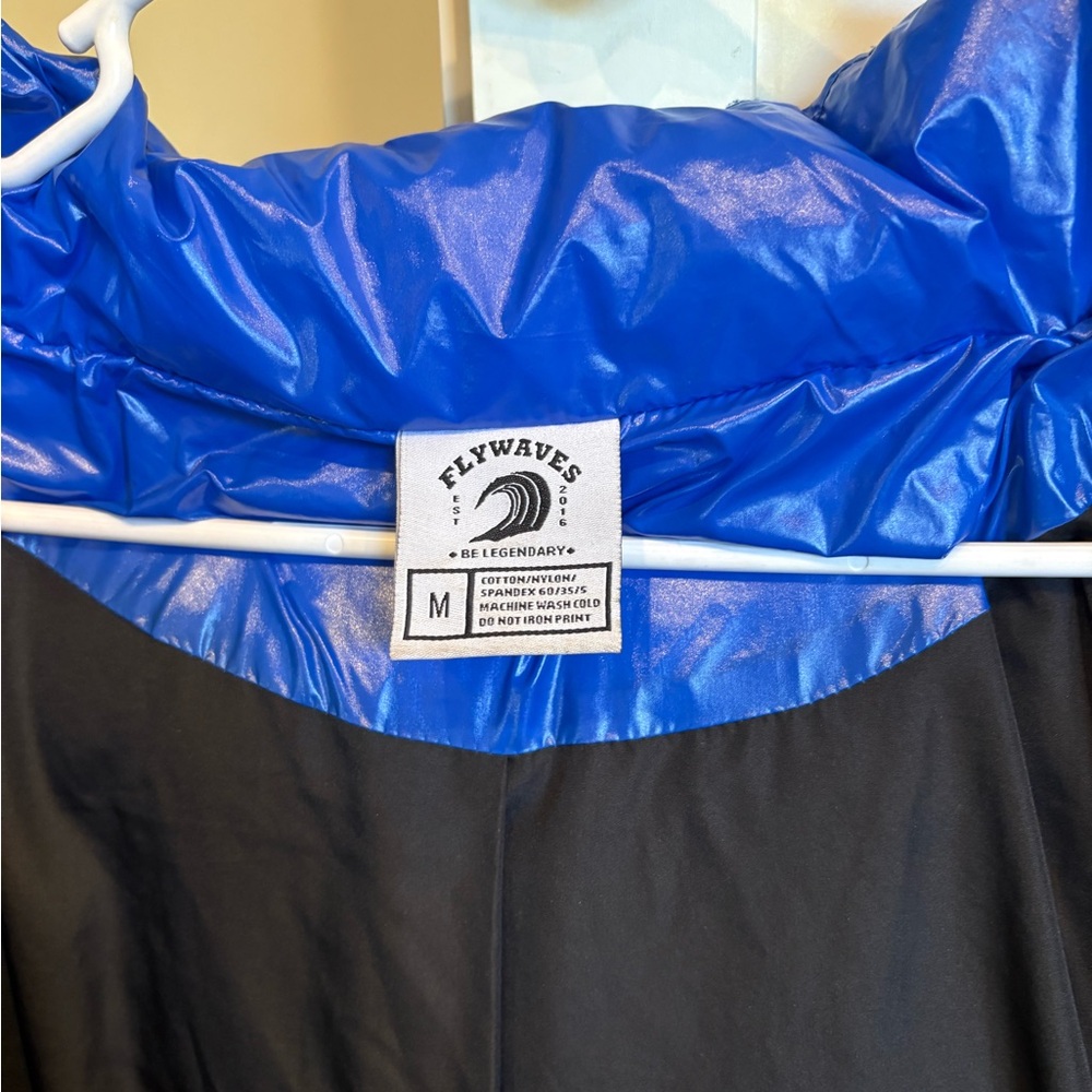 Flywaves Blue Puffer Jacket - Picture 10 of 10